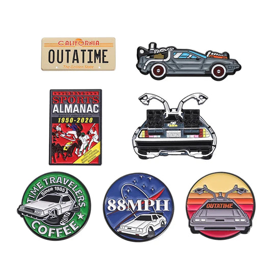 Cartoon Car Enamel Pin Brooch Lapel Badge Metal Accessories Wholesale Gift