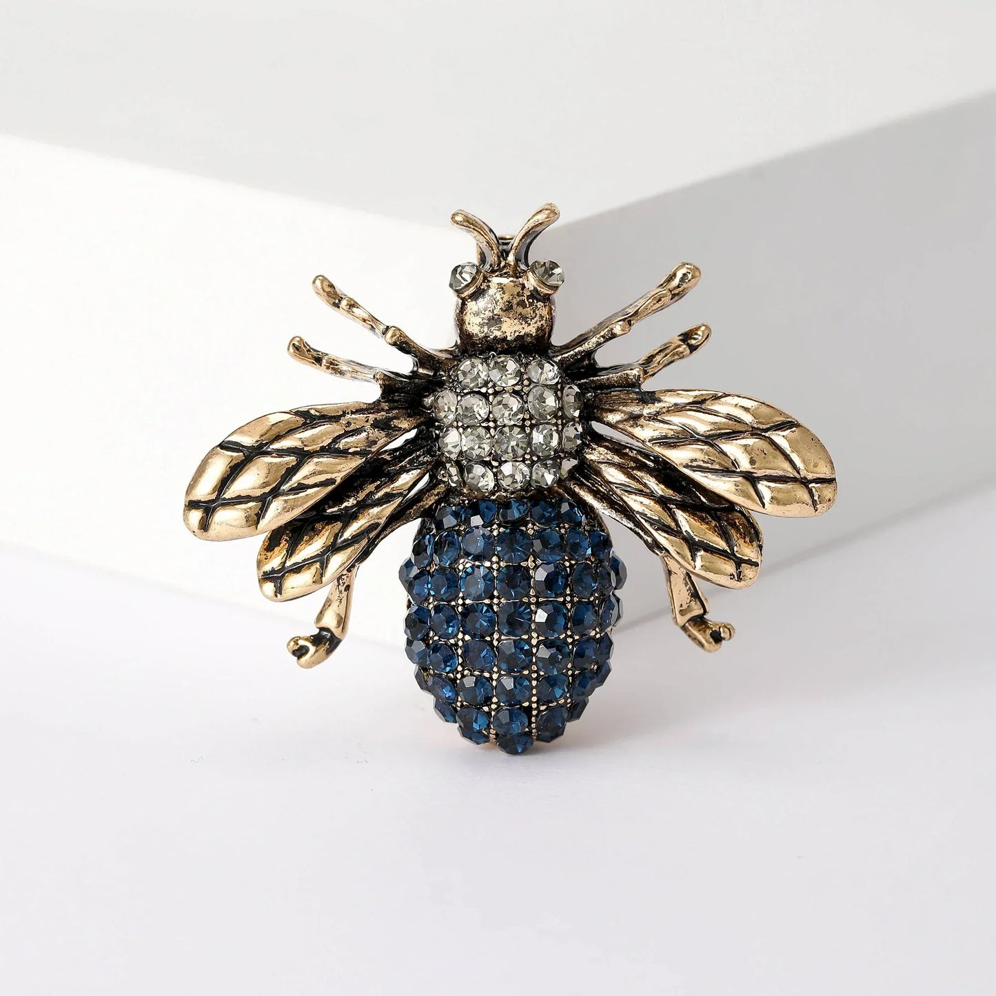 Rhinestone Bee Brooch Pearl Insect Pin Jewelry Accessories