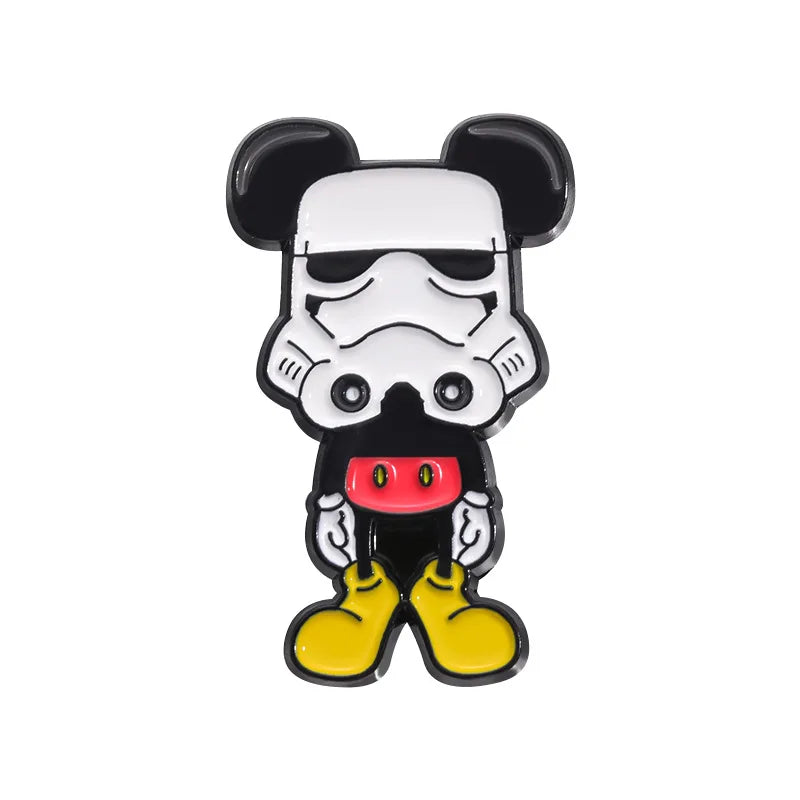 Star Wars Stormtrooper Enamel Pins Backpack Clothes Lapel Badges Gifts