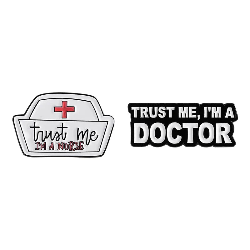 Doctor Nurse Enamel Pin Brooch Lapel Badge Jewelry Gift