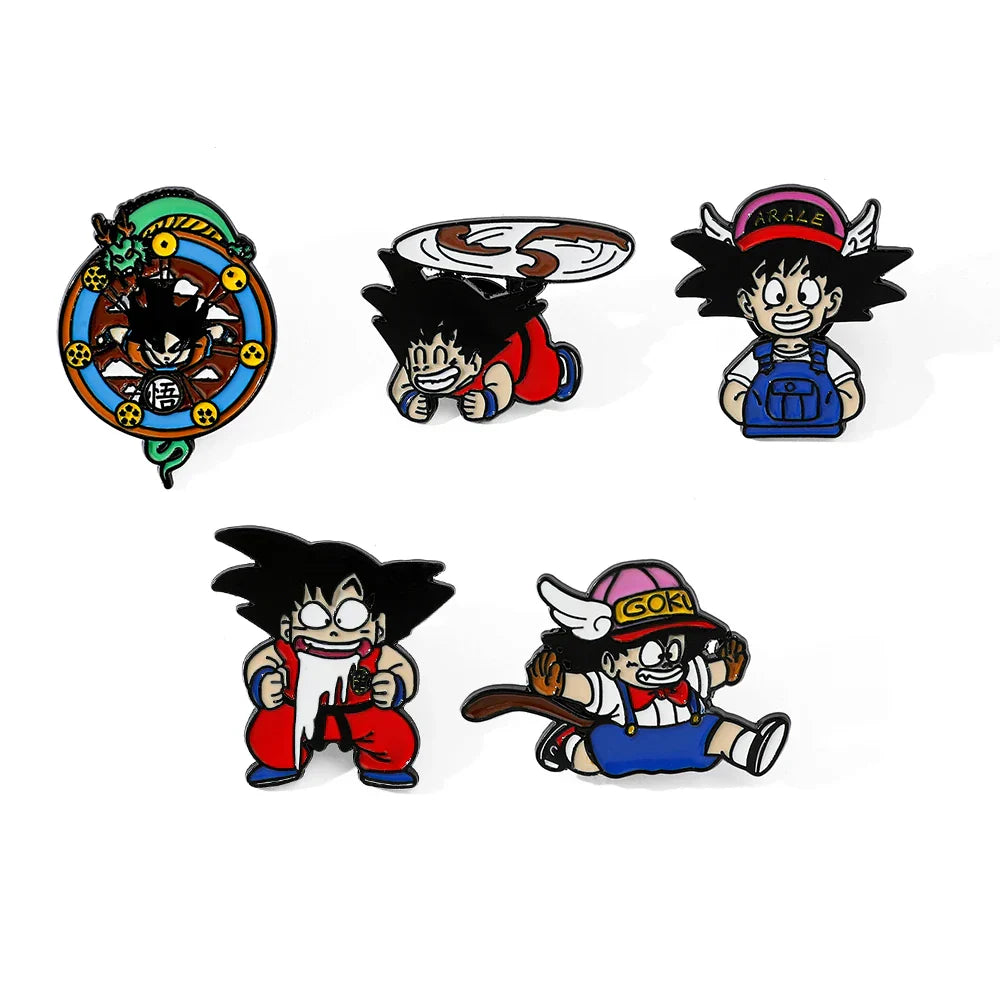 Dragon Ball Kakarotto Enamel Pin Set - Cartoon Brooch Badge Accessories