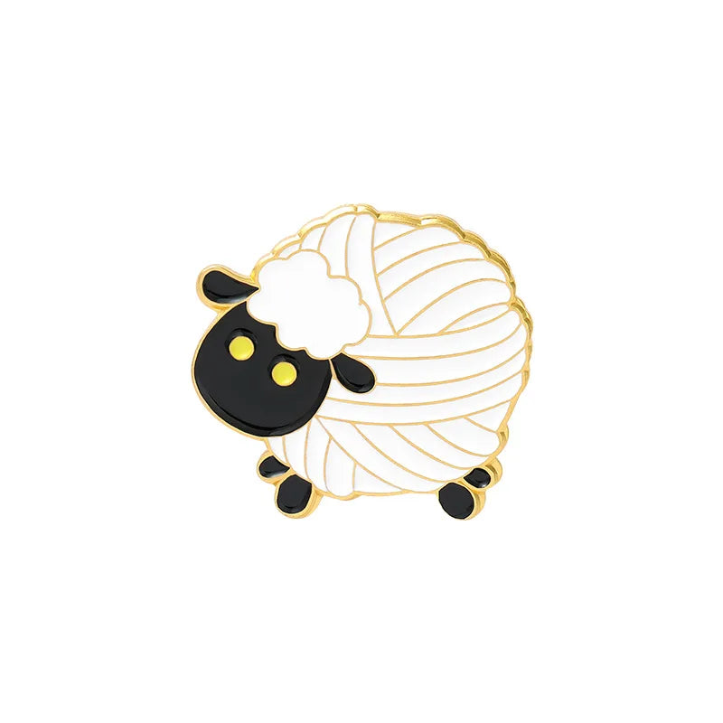 Sheep Turtle Enamel Pins Cartoon Brooch Lapel Badge Jewelry Gift