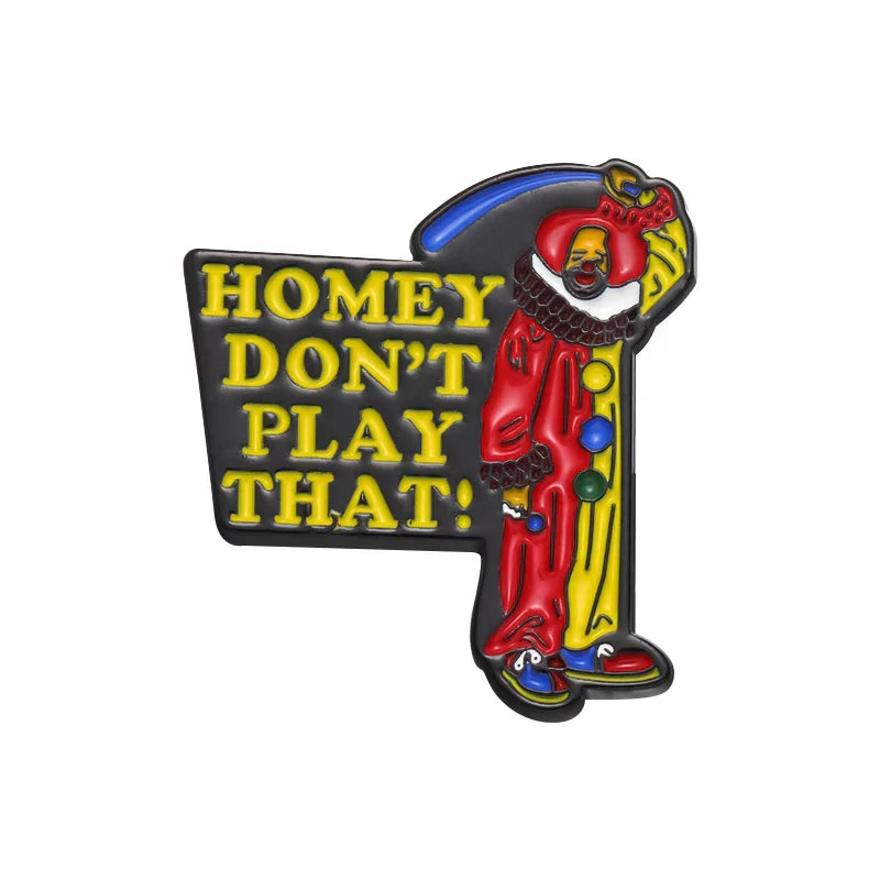 Funny Clown Enamel Pins Lapel Badges Jewelry Gift for Kids Friends