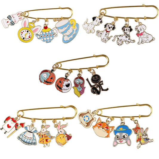 Halloween Cartoon Enamel Brooch Pins Lapel Badge Jewelry Gifts