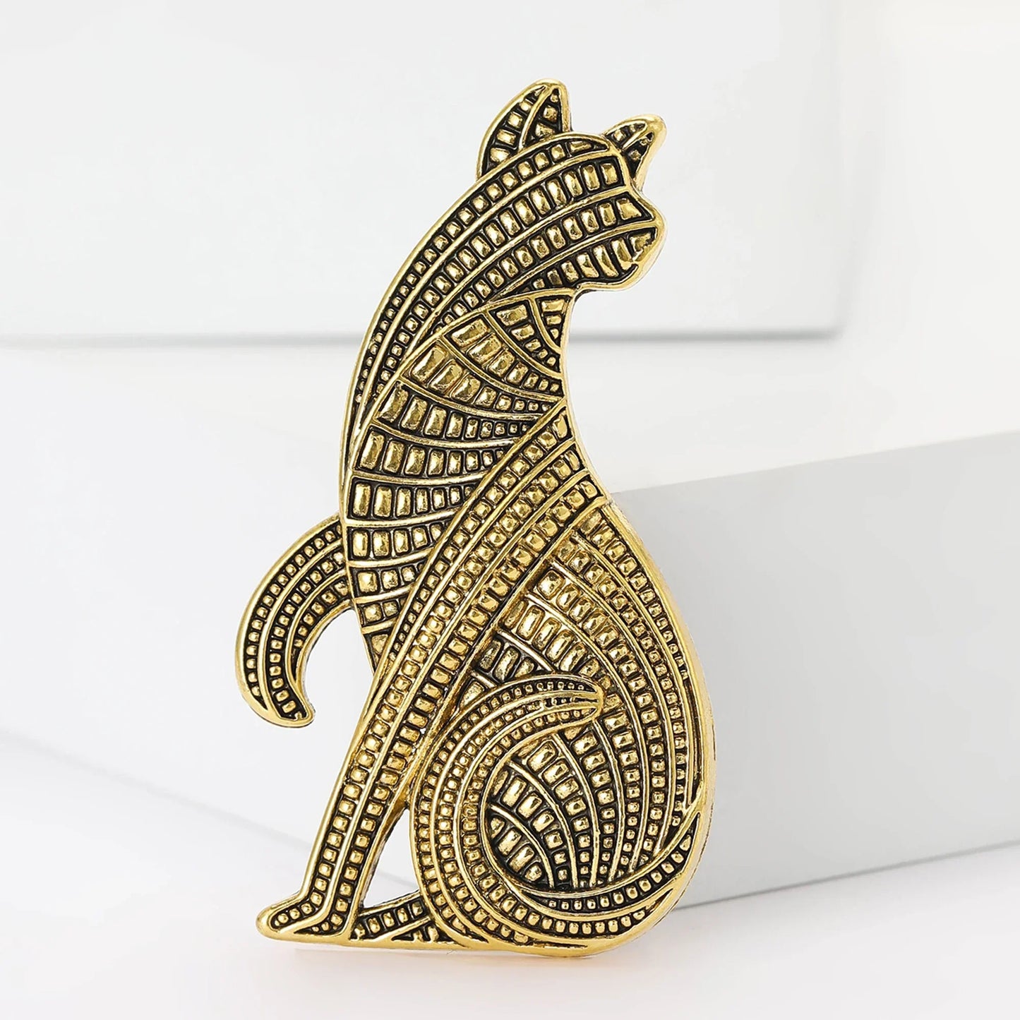 Enamel Persian Cat Brooch Pin Jewelry Accessories