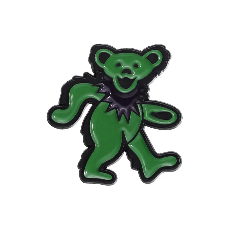 Dancing Bear Enamel Pin Brooch Lapel Backpack Badge Jewelry Gift