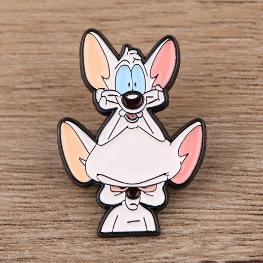 Cute Mouse Enamel Pins Brooches Badges Lapel Pin Animal Jewelry Wholesale