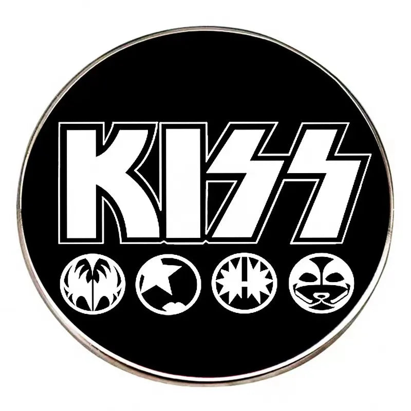 Pop Rock Band Pin Brooch Punk Metal Badge Jewelry Gift Accessories