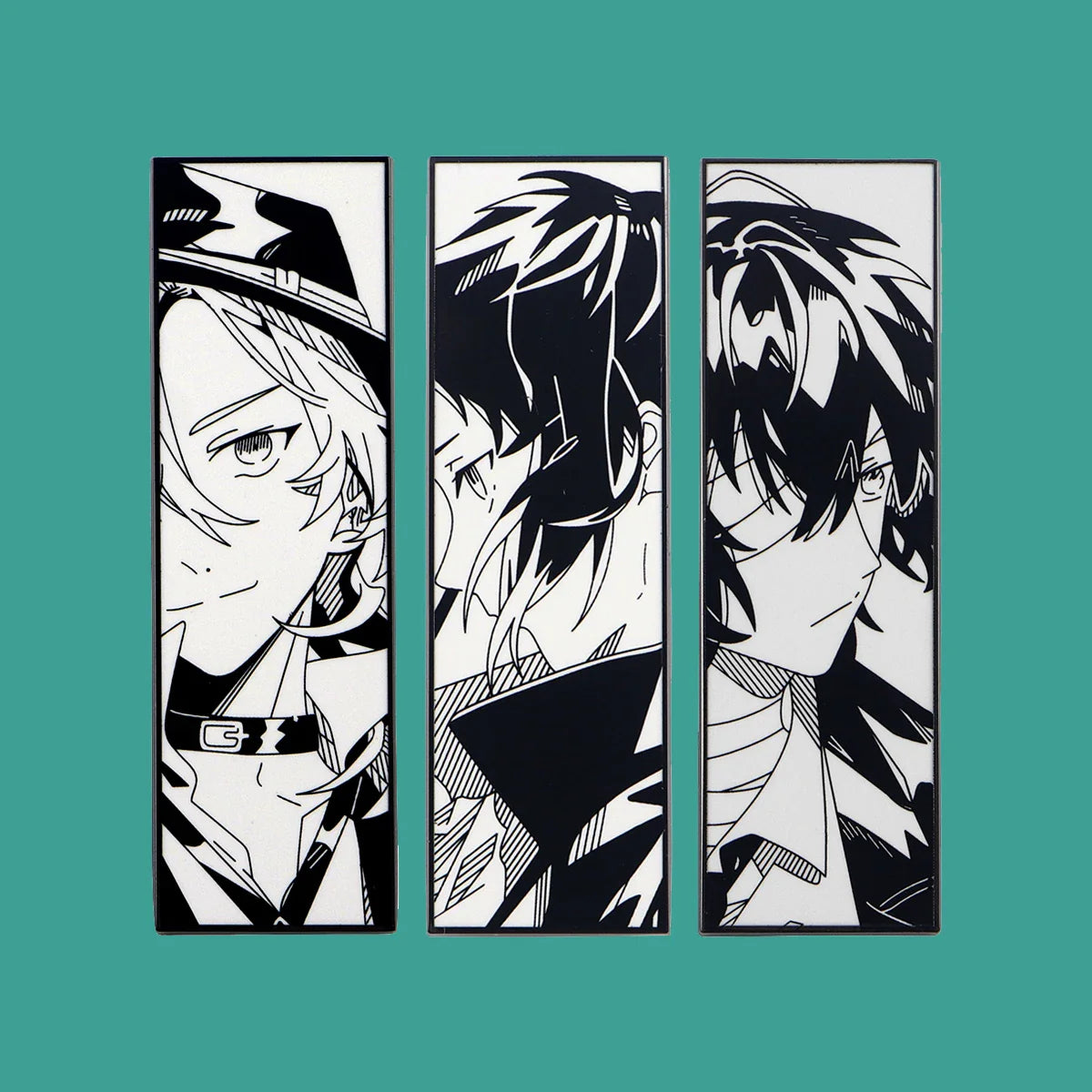 Cool Anime Enamel Pin Black White Lapel Brooch Badge Jewelry Gift