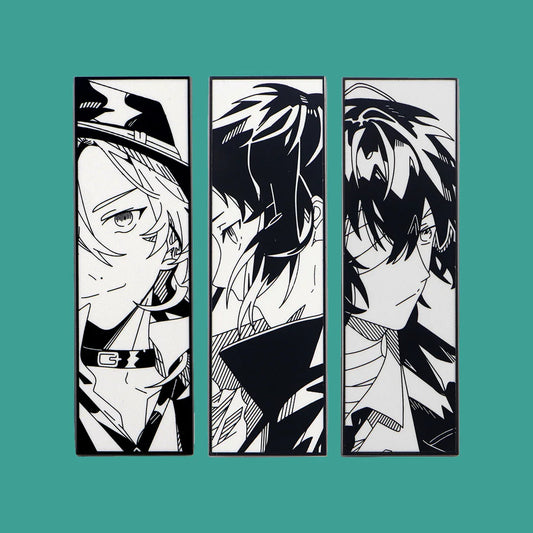 Cool Anime Enamel Pin Black White Lapel Brooch Badge Jewelry Gift