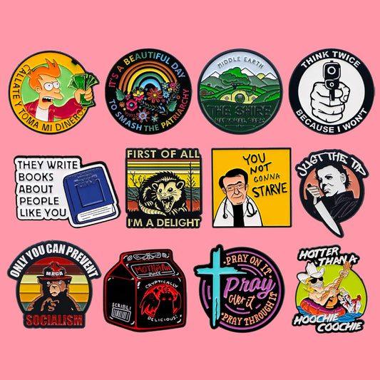 Cute Anime Enamel Pin Badges for Clothing Jewelry Accessories Gifts