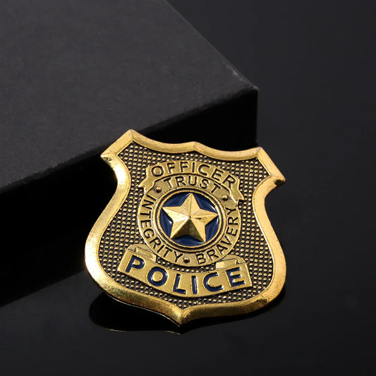 Judy Hopps Police Badge Lapel Pin Jewelry