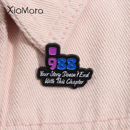 Inspirational Enamel Pin Brooch Lapel Backpack Badge Gift