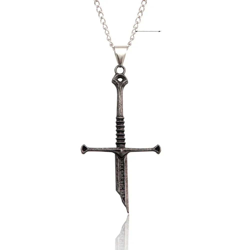 Aragorn Narsil Sword Brooch Pin Jewelry
