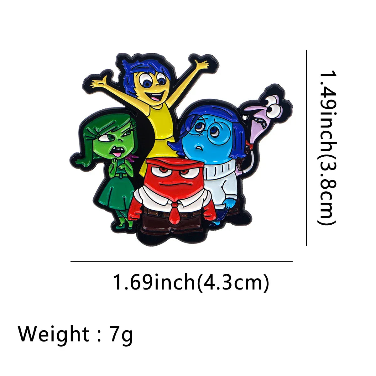 Funny Cartoon Enamel Pin Movie Lapel Brooches for Backpacks and Clothes Gifts