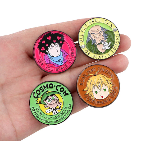 Avatar Cartoon Enamel Brooches Pins Lapel Badges Fashion Accessories Gifts