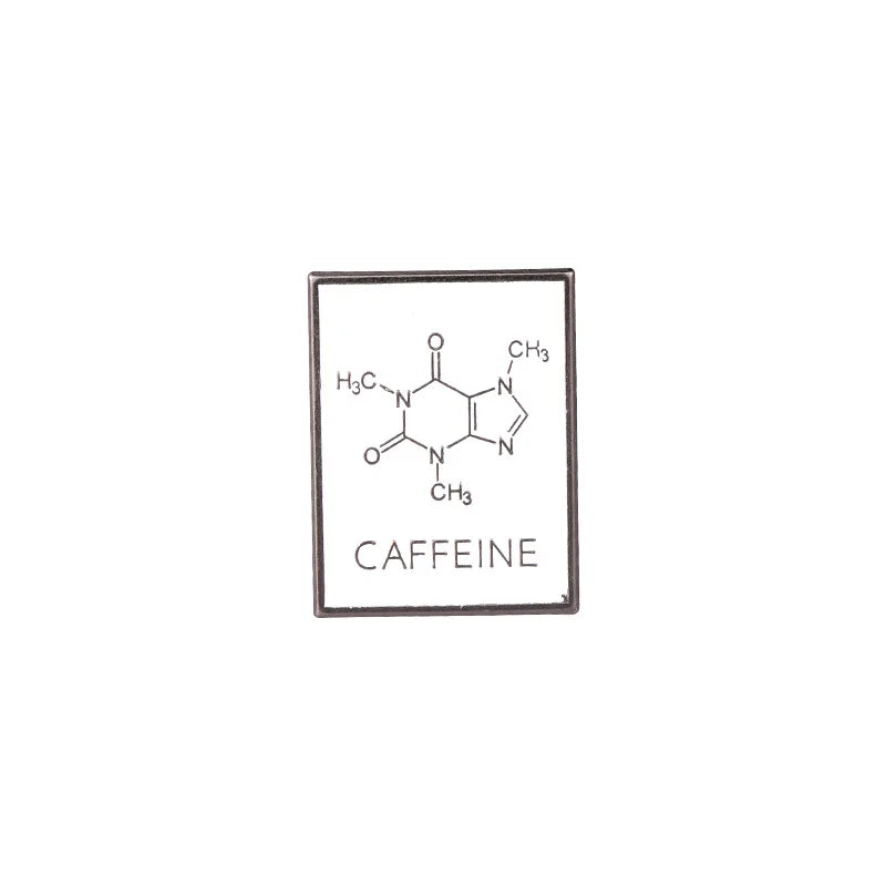 Chemical Equation Pattern Lapel Pin Badge Brooch Jewelry Gift