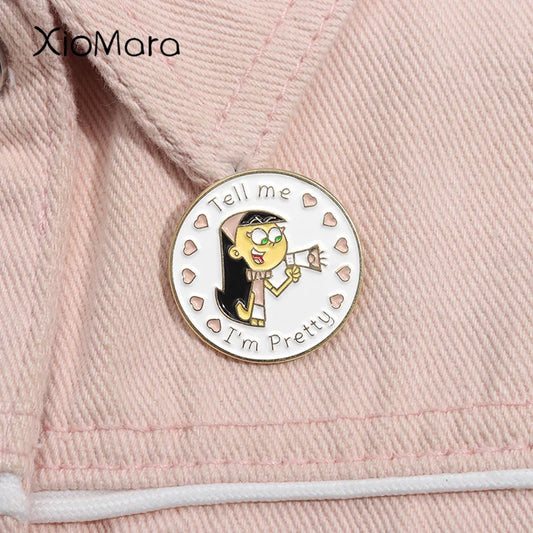 Cartoon Comedy Anime Enamel Pin Brooch Lapel Badge Jewelry Gifts