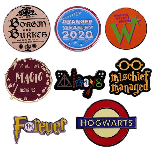Magic Literature Enamel Pins Lapel Brooch Collection Gifts