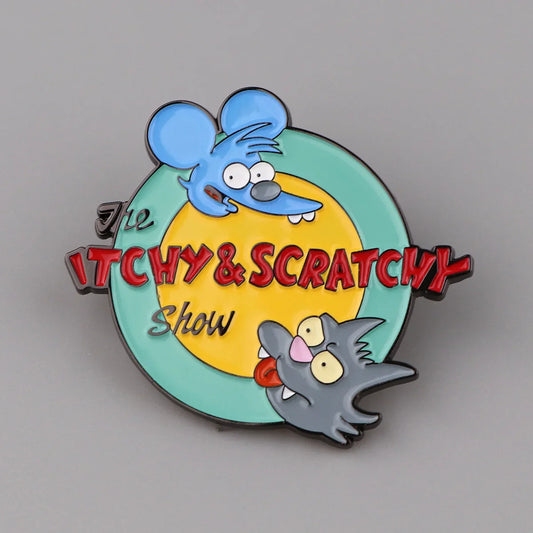 Cute Animal Enamel Pins Cartoon Brooches Lapel Badge Gifts