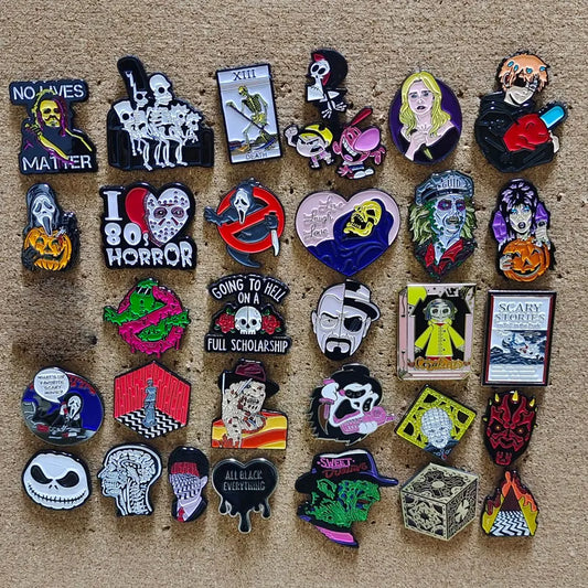 Horror Movie Enamel Pin Brooches Fashion Jewelry Gifts