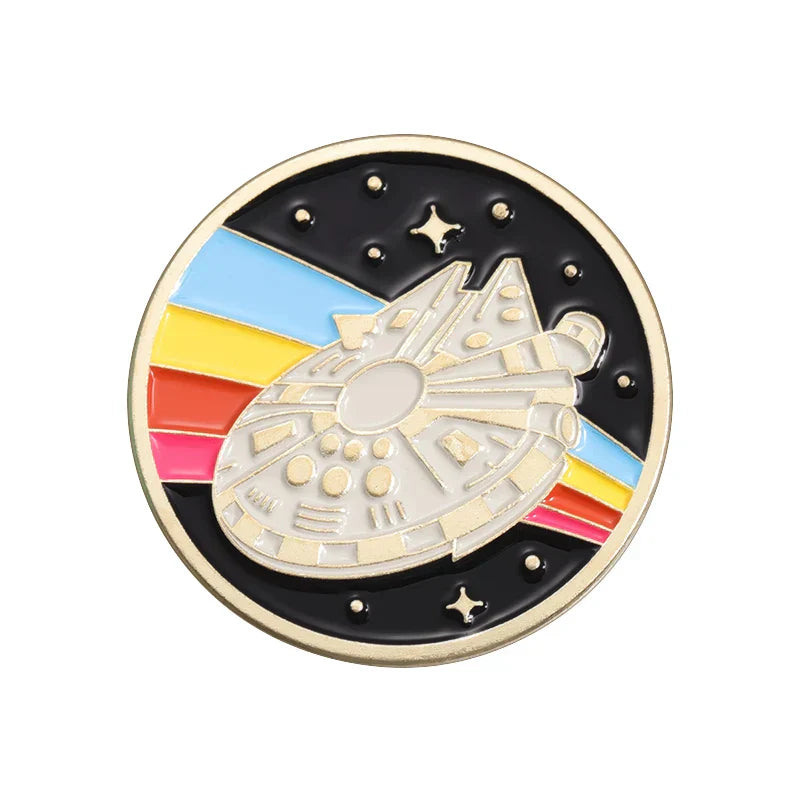 Custom Science Fiction Enamel Pins Brooches Lapel Badges Jewelry Gift for Fans
