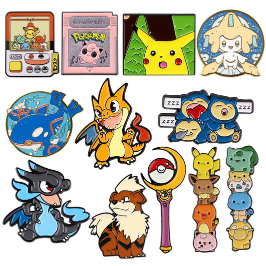 Cute Anime Enamel Pin Brooches for Women Lapel Pins Badge Accessories