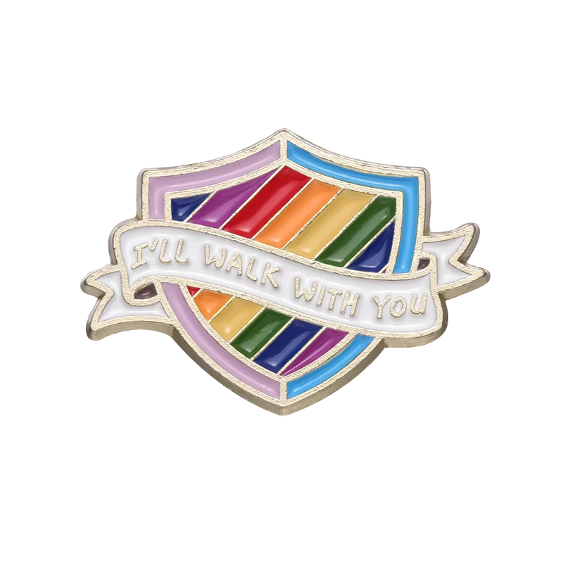 LGBT Rainbow Enamel Pin Custom Brooch Jewelry Wholesale Lapel Backpack Accessories