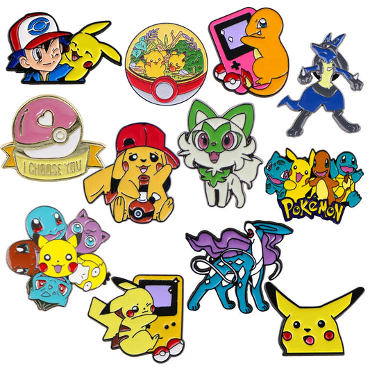Anime Enamel Pin Cute Elf Brooch Lapel Badge Backpack Accessories Jewelry Gifts