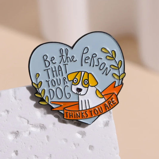 Dog Enamel Brooches Cartoon Pins Backpack Badges Jewelry Gifts
