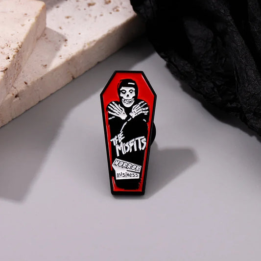 Skull Halloween Enamel Lapel Pin Cartoon Brooch Jewelry Hat Backpack Badge Gifts