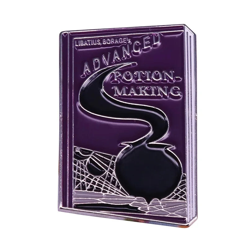 Magic Books Enamel Brooch Collection Lapel Pin Denim Jacket Backpack Gift