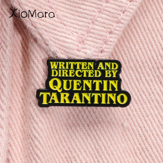 Tarantino Revenge Movie Enamel Pin Brooch Lapel Badge Gift for Fans