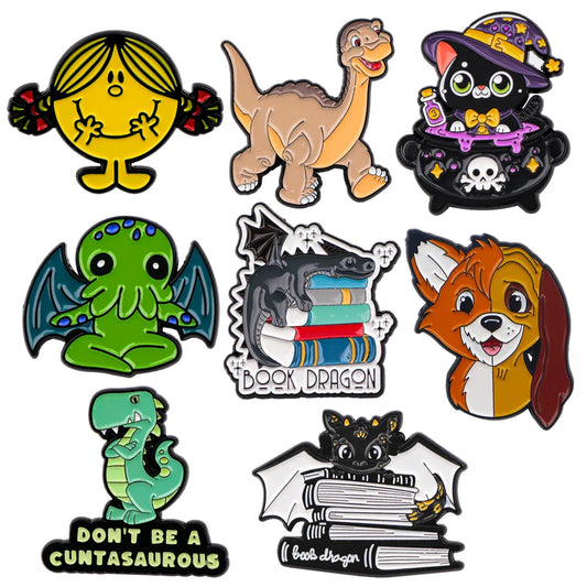 Dinosaur Enamel Pin Brooch Lapel Badge Fashion Jewelry Gifts
