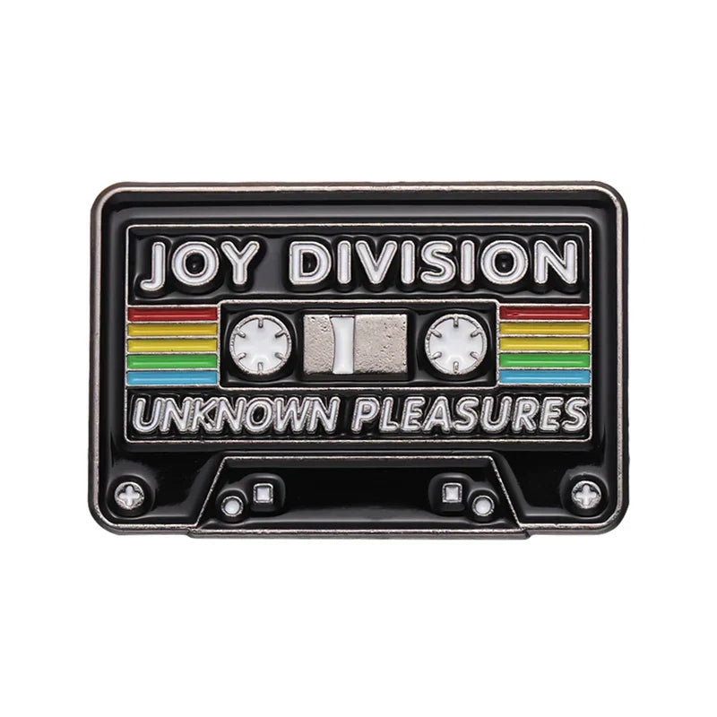 Vintage Nostalgic Music Tape Enamel Pin Brooch for Bags, Clothes, Lapels - Old-school Fashion Gift