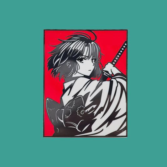 Ryougi Shiki Anime Enamel Pin Lapel Brooch Badge Jewelry Gift