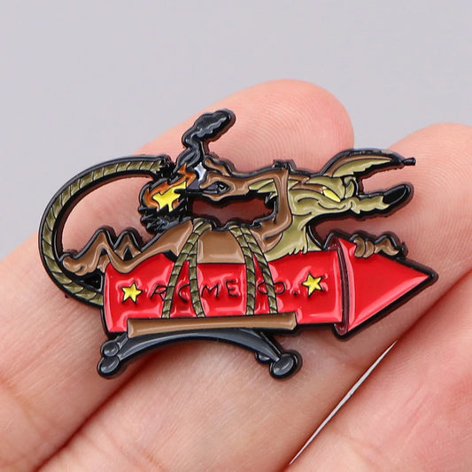 Funny Cartoon Enamel Pin Lapel Brooches for Backpacks and Clothes Jewelry Gifts