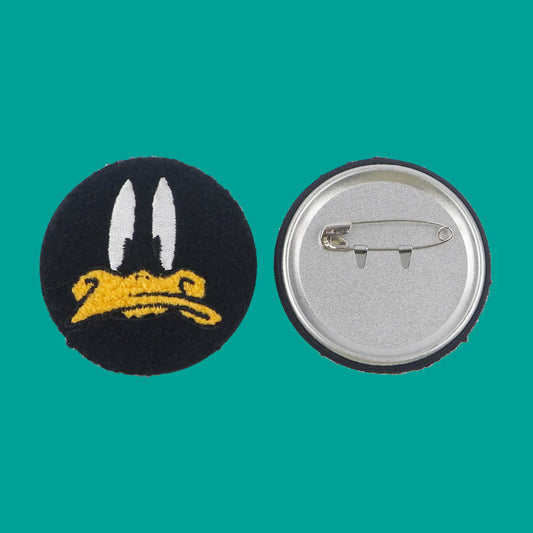 Cartoon Black Duck Brooch Pin Lapel Badge for Clothes Bags Backpacks Accessories Gift