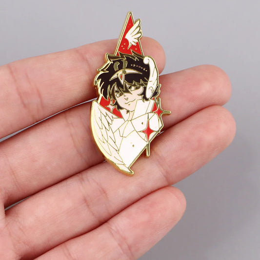 Anime Enamel Pins Cute Brooches Backpack Lapel Badges Fashion Jewelry Gifts