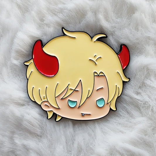 Banana Fish Chibi Ash Eiji Halloween Enamel Pin