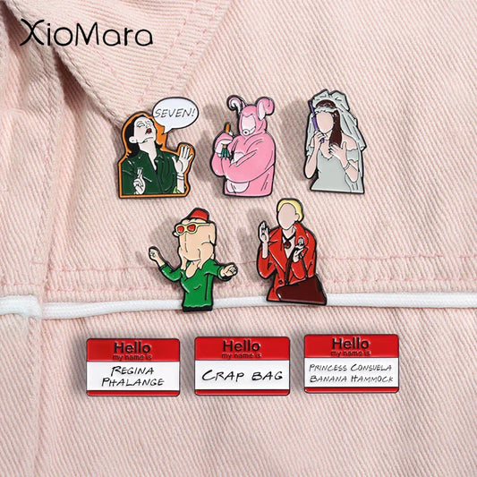 Friends TV Show Enamel Pins Brooches Lapel Backpack Jewelry Gift