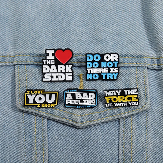 Cute Sci-Fi Enamel Pins Funny Brooches Jewelry Lapel Badge Gift Wholesale