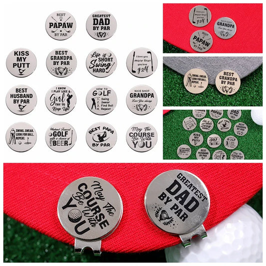 Golf Hat Clip 0.9" Swing Hard Metal Pin Gift