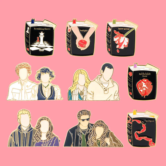 Love Movie Character Enamel Pins Brooches Jewelry Gifts