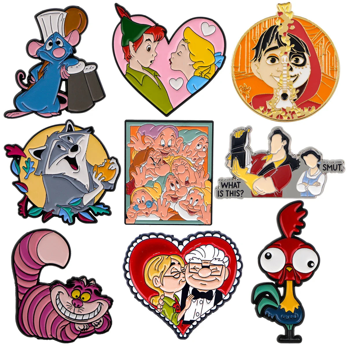 Cartoon Enamel Pin Brooches Lapel Pins Backpack Accessories Jewelry Gifts