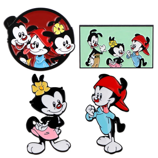 Cute Cartoon Enamel Lapel Pins for Women - Backpack Accessories Jewelry Gifts