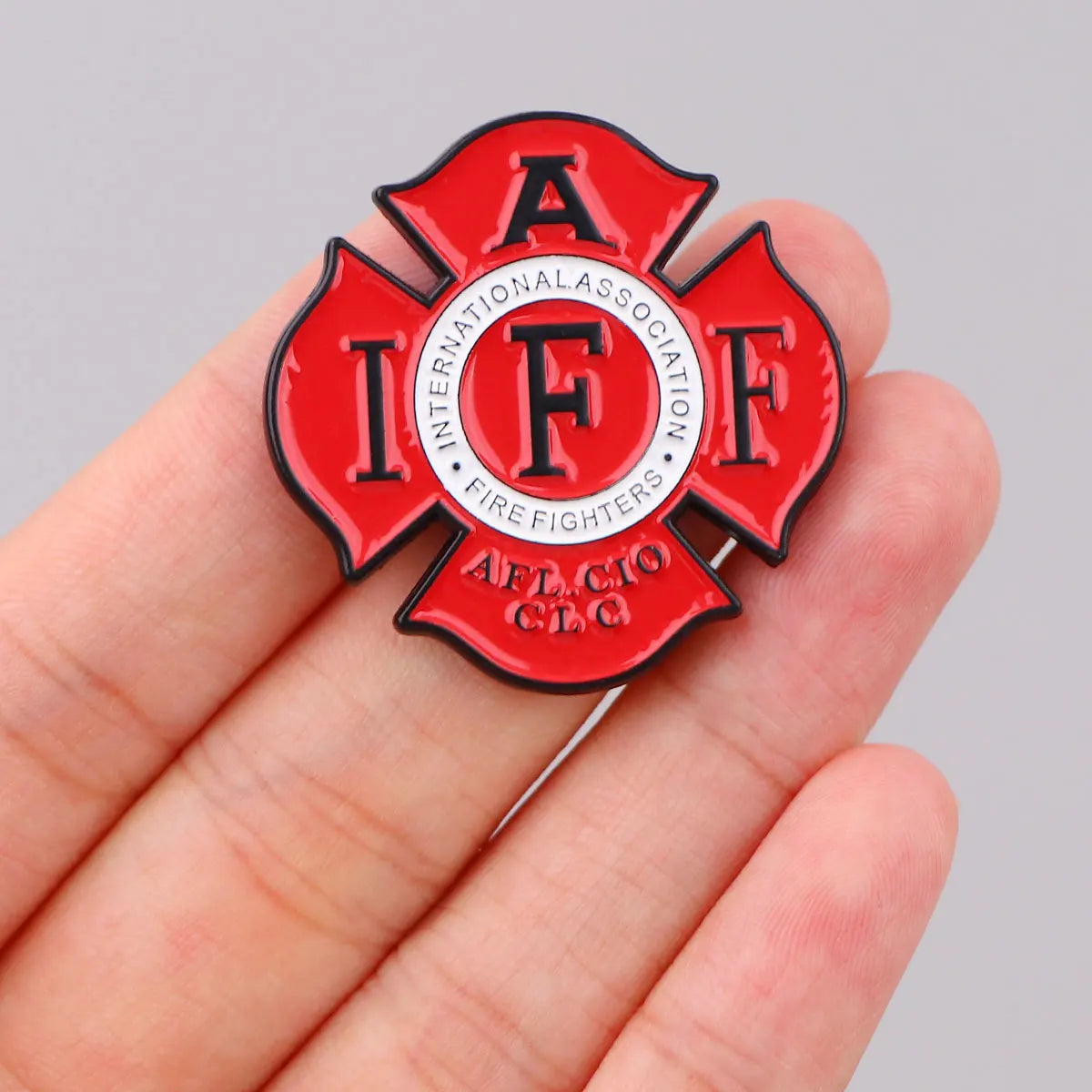 Firefighter Enamel Pins Brooches for Kids Clothing Backpack Lapel Badges Metal Jewelry Accessories