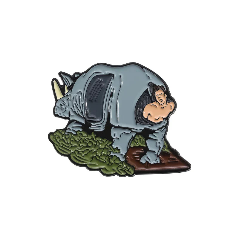 Comedy Movie Character Enamel Pin Brooch Lapel Badge Jewelry Gift