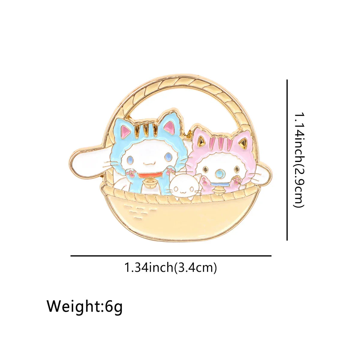 Cute Cartoon Enamel Pins Brooches for Clothes, Backpacks, Lapels - Kids & Friends Gifts