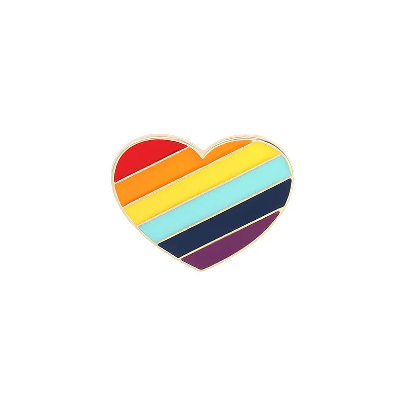 Rainbow Bridge Love Brooch Pin for Hat, Glasses, Pet, Party, Casual Wear